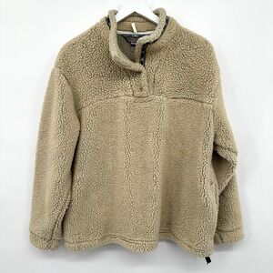 Vintage EMS Eastern Mountain Sports Sherpa Pullover Sweatshirt Womens Size Large